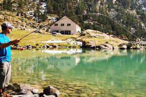 pêche lac de montagne