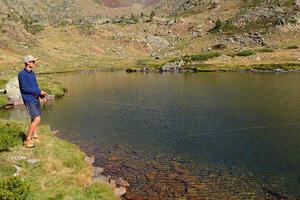 pêche lac de montagne