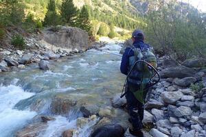 lancer nymphe au fil