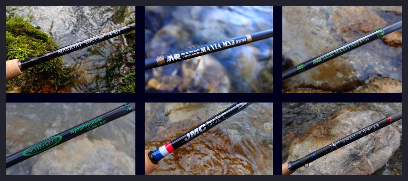 Test cannes mouche 9'6 #3 Angefly, JMC, Marryat, Maxia, Vision | Truites &  Cie