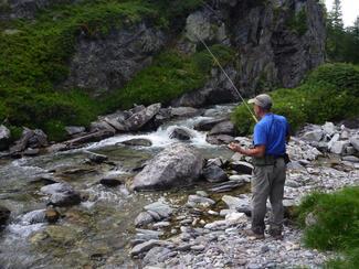 pêche torrent de montagne