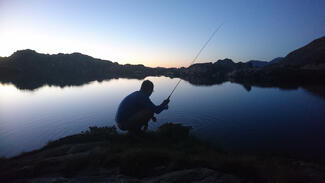 pêche lac de montagne