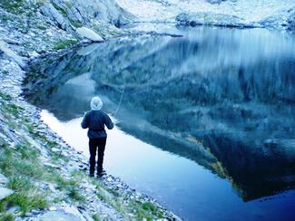 pêche lac de montagne