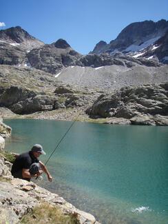 pêche lac de montagne