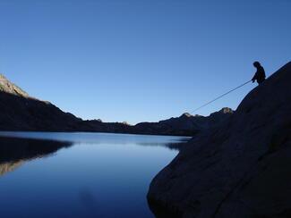 pêche lac de montagne