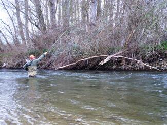 pêche nymphe au fil