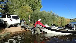 pêche drift boat