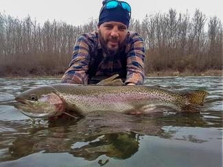 pêche truite tresse