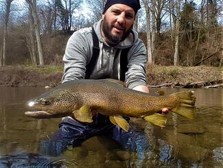 pêche truite tresse