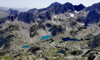 Les lacs d'Opale et de Cambalès vu de Bernat Barrau