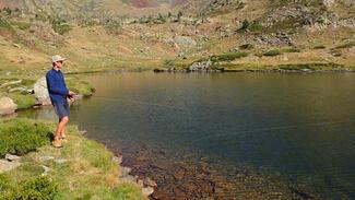 pêche lac de montagne