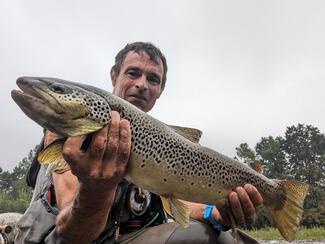 pêche grosse truite