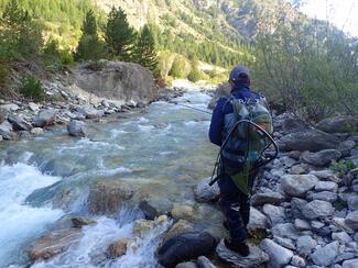 lancer nymphe au fil